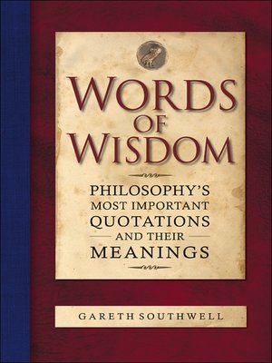 cover image of Words of Wisdom